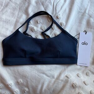 ALO Navy Airlift intrigue Sports Bra